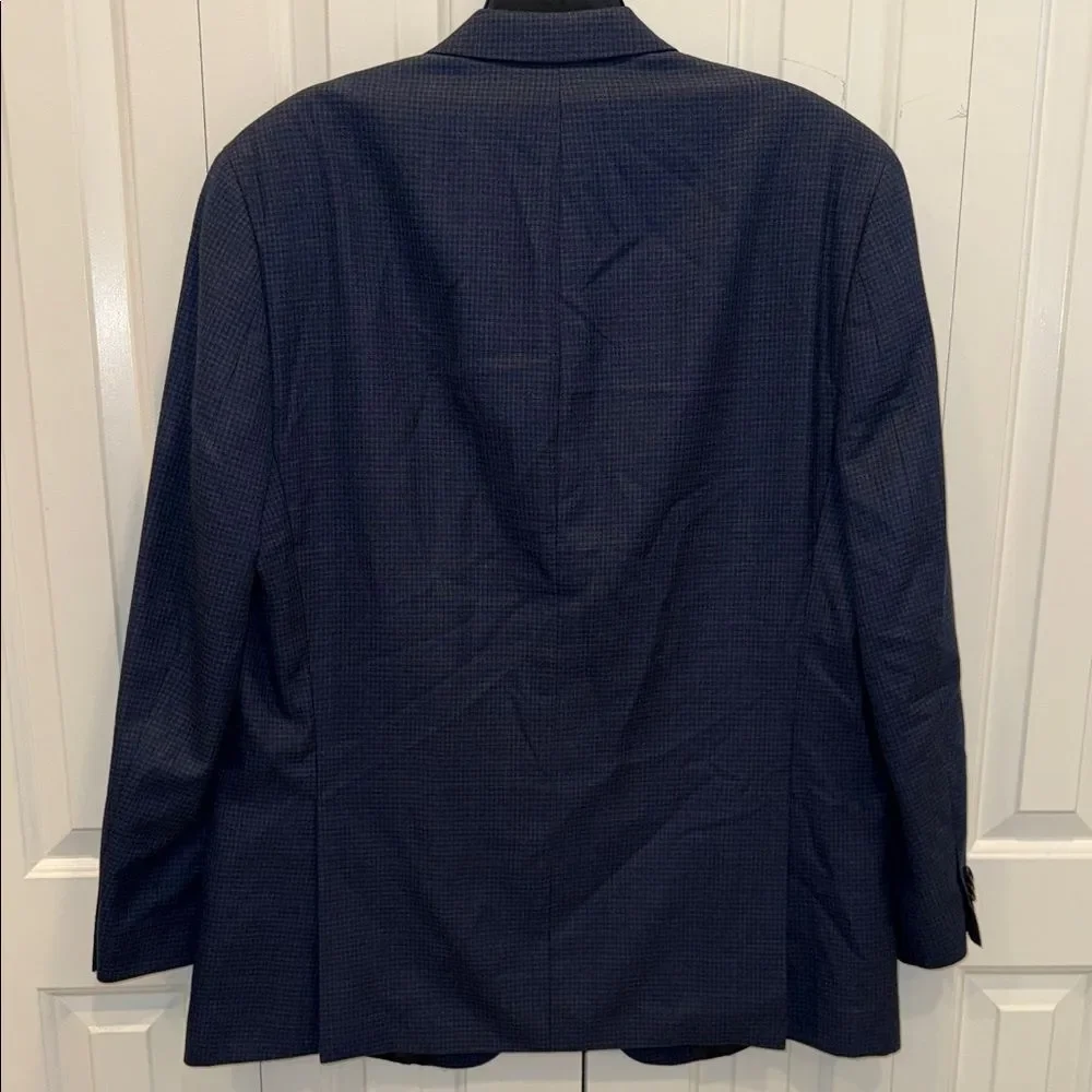 Michael Kors Men's Navy Patterned Sport Coat